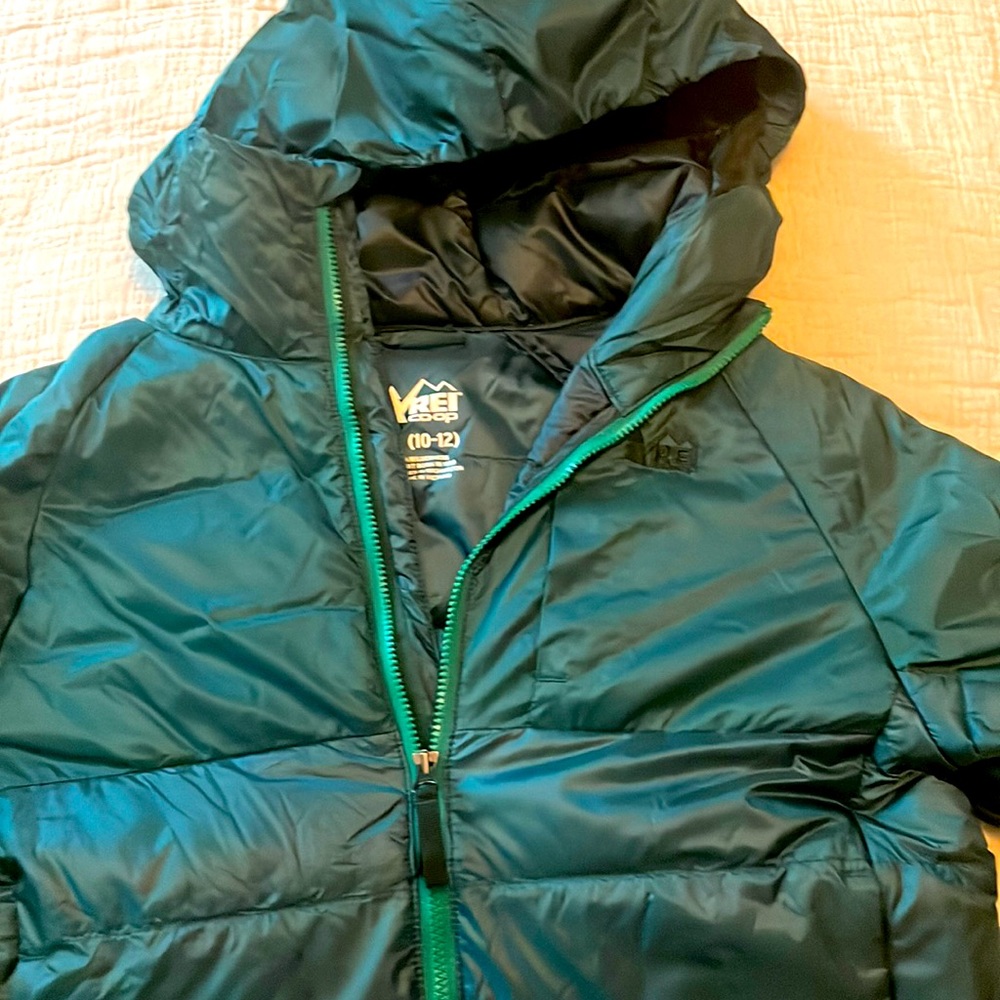 REI lightweight puffer jacket.